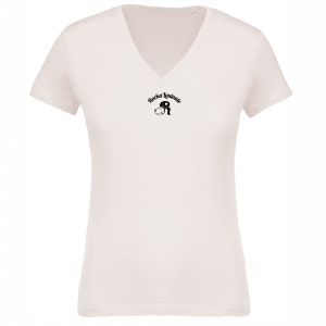 Tee-shirt col V Rockalouloute Bio