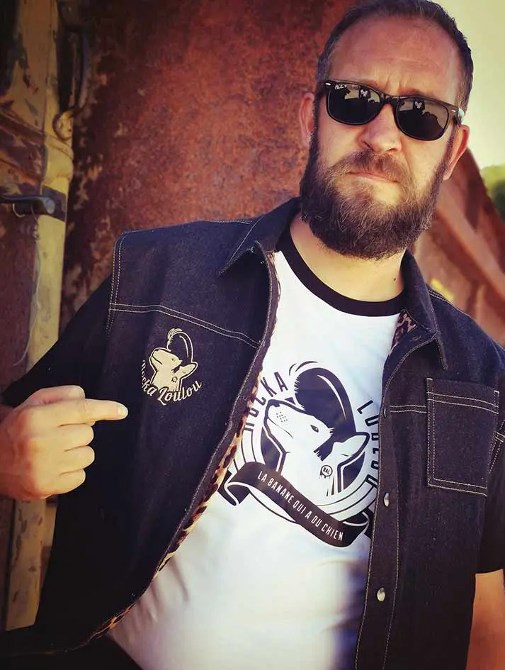 Veste en jean sans manches Rockaloulou – Image 3