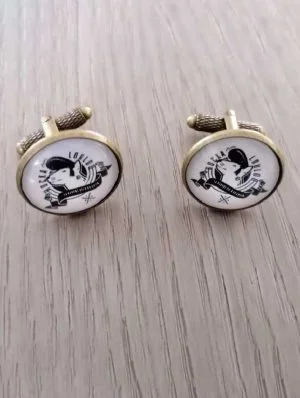 Boutons de manchettes Rockaloulou